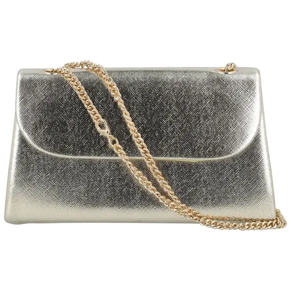 Dámska listová kabelka zlatá - Michelle Moon Leilani