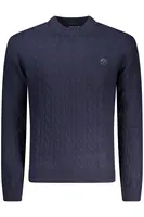 Tmavě modrý pánský svetr