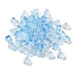 Two Tone Transparent Glass Beads