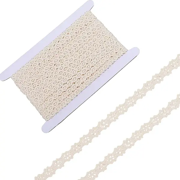 20 Yards Flower Cotton Lace Trim Ribbon