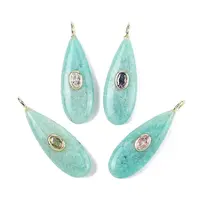 Natural Amazonite Pendants