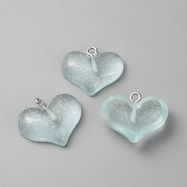 Transparent Resin Pendants