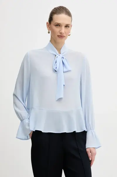 Halenka OUI dámská, modrá barva, hladká, 96068