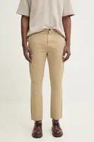 Kalhoty HUGO pánské, zelená barva, jednoduché, 50533851