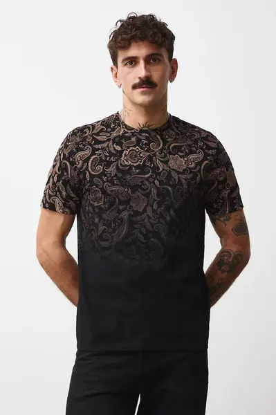 Bavlněné tričko Medicine pánské, černá barva