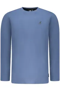 Modré triko s dlouhým rukávem
