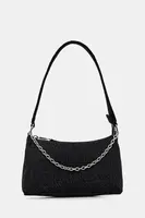 Džínová taška Tommy Jeans černá barva, AW0AW18083