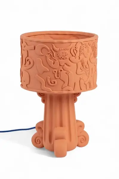 Zahradní lampa Seletti Magna Graecia 25 x 25 x 38 cm oranžová barva