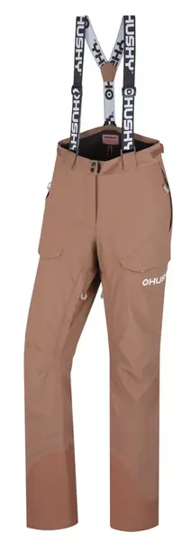 Husky Grati L XL, brown Dámské lyžařské kalhoty