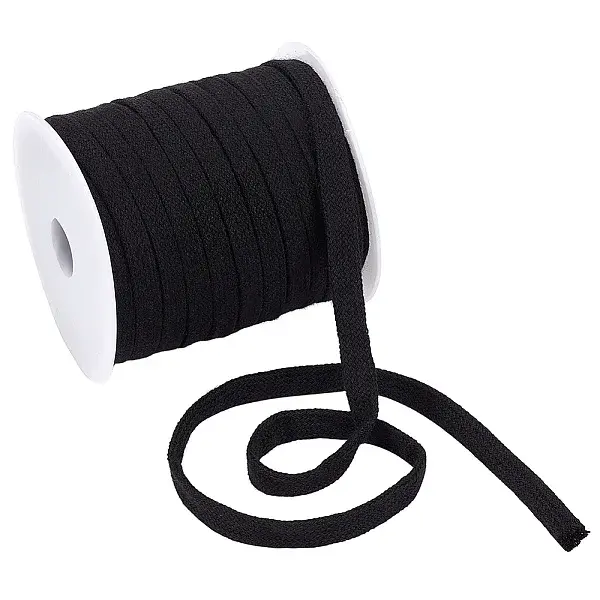 25M Flat Cotton Hollow Cord