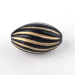 Oval Plating Acrylic Beads