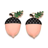 Thanksgiving Day Theme Alloy Enamel Pendants