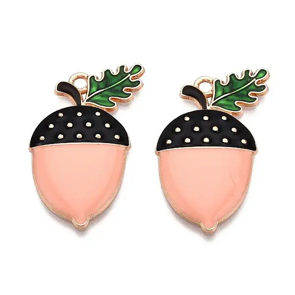 Thanksgiving Day Theme Alloy Enamel Pendants