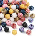 AB-Color Resin Rhinestone Beads