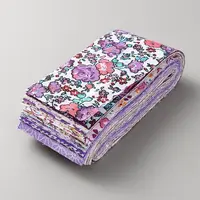 40Pcs 20 Styles Flower Pattern Cotton Fabric for Quilting and Sewing