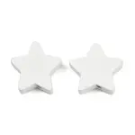 Spray Painted Wood Beads