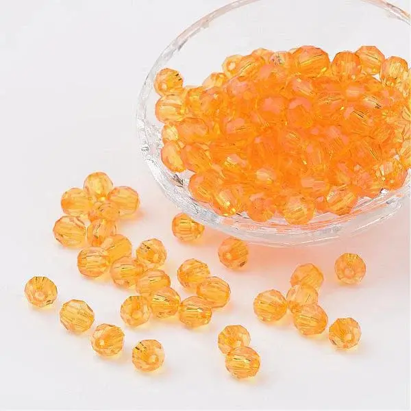 Transparent Acrylic Beads