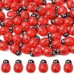 100Pcs Natural Poplar Wood Cabochons