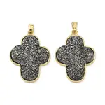 Brass Resin Pendants