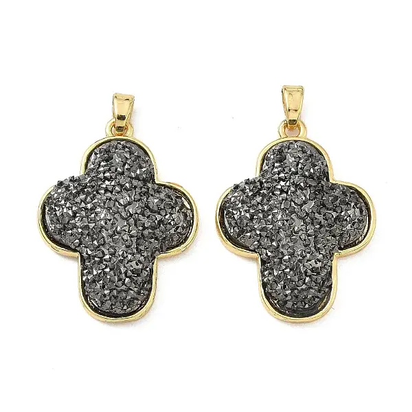 Brass Resin Pendants