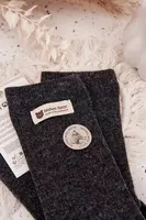 Teplé vlněné ponožky s nášivkou