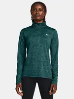 Under Armour Tričko Tech 1/2 Zip- Twist-BLU - Dámské