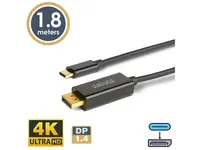 Kabel DELIGHT 20335B DisplayPort USB-C 1,8m 4K