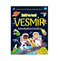 JIRI MODELS Samolepková knížka Svítí ve tmě Vesmír 1 ks