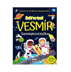 JIRI MODELS Samolepková knížka Svítí ve tmě Vesmír 1 ks