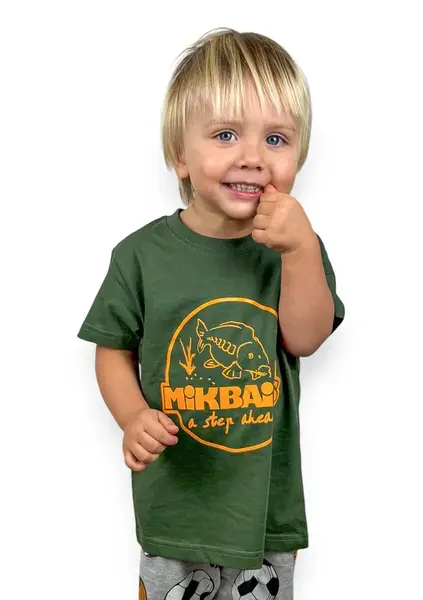 Mikbaits dětské tričko zelené - 6-10 let