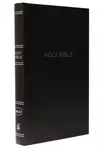 NKJV, Pew Bible, Hardcover, Black, Red Letter, Comfort Print - Thomas Nelson