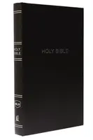 NKJV, Pew Bible, Hardcover, Black, Red Letter, Comfort Print - Thomas Nelson