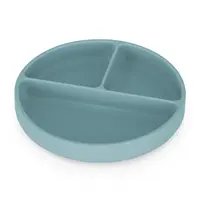 Petite&Mars Take&Match 6m+ delený tanier guľatý Frosted Sky 1 ks