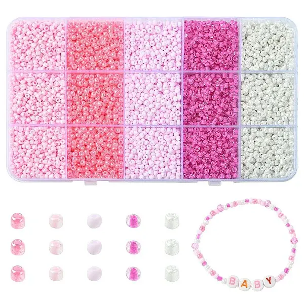 5 Colors Glass Seed Beads