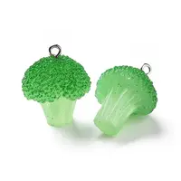 Opaque Resin Vegetables Pendants