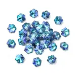 30Pcs Electroplated Glass Charms