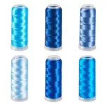 6Rolls 6 Colors Velour Yarn