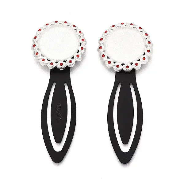 Alloy & Iron Bookmark Cabochon Settings