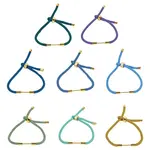 8Pcs 8 Colors Braided Nylon Cord Bracelet Making