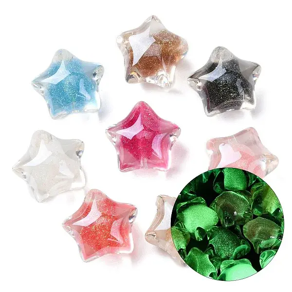 Luminous Transparent Resin Beads