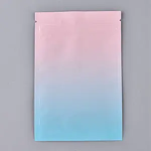 Gradient Color Plastic Zip Lock Bags