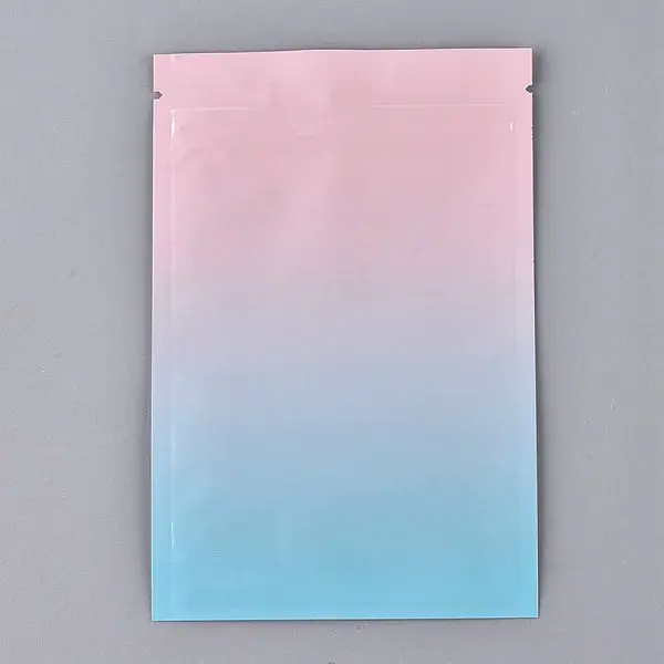 Gradient Color Plastic Zip Lock Bags