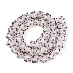 Handmade Foil Lampwork Beads Strands