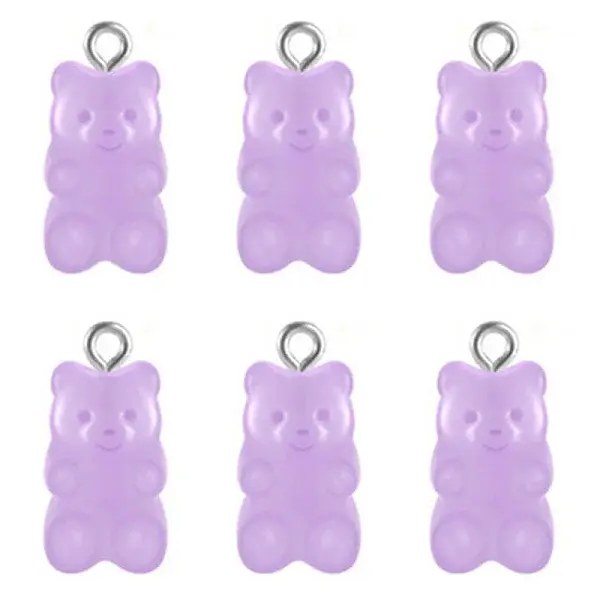 Transparent Resin Pendants