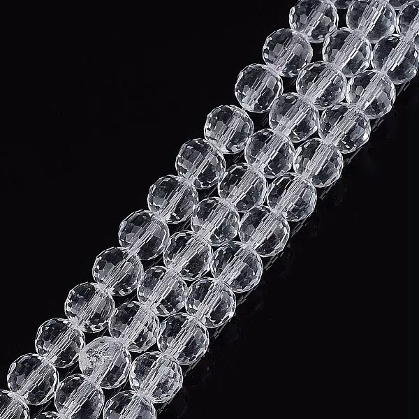 Transparent Glass Bead Strands
