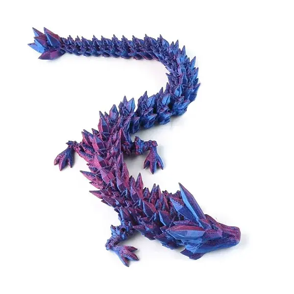 Plastic 3D Printed Dragon Ornaments