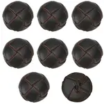 8Pcs 1-Hole Cowhide Shank Buttons