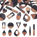 Resin & Walnut Wood Pendants