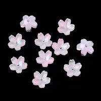 Dyed & Heated Glass Bead Caps