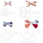 4 Sets 4 Styles Plastic Clay Pressed Molds